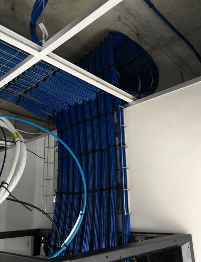 Interior lighting installation project by East Gainesville Electric